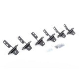 Go Rhino 21-22 Ford Bronco (Excl. Sport) 4DR Mtg. Brackets (V-Series V3/RB10+RB20 Slim) - Tex. Blk | Dirty Garage