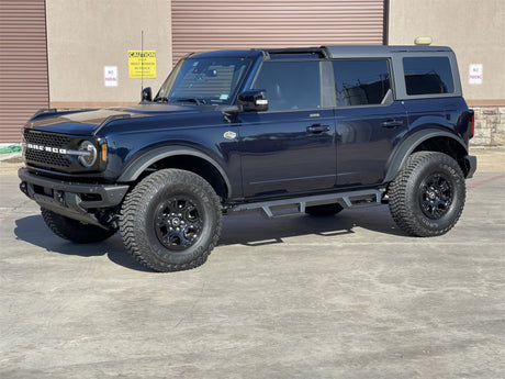 2021-2025 Bronco 4 Door Full Length Black EPYX Steps - View 4 | Dirty Garage