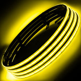 Universal LED Illuminated Wheel Rings 16.5" PLASMA ColorSHIFT w/ BC2 Bluetooth Controller - View 4 | Dirty Garage