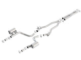 Borla 15-16 Dodge Charger Hellcat 6.2L V8 ATAK Catback Exhaust w/ Valves No Tips Factory Valance | Dirty Garage