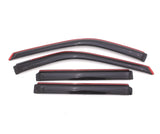 2011-2018 Explorer Front Rear Window Deflectors Smoke 4-Piece - View 9 | Dirty Garage