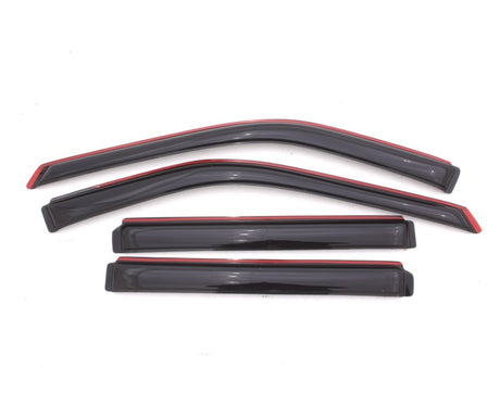 2011-2018 Explorer Front Rear Window Deflectors Smoke 4-Piece - View 9 | Dirty Garage