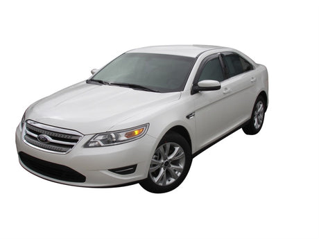 2010-2018 Taurus Ventvisor Outside Mount Window Deflectors 4-Piece Smoke - View 3 | Dirty Garage
