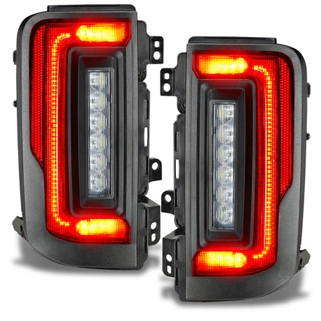 2021-2023 Bronco Flush Style LED Taillights Tinted - View 2 | Dirty Garage