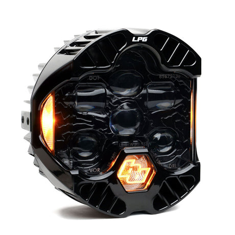 Universal DOT LP6 LED Auxiliary Light Pod Amber DRL Single | Dirty Garage