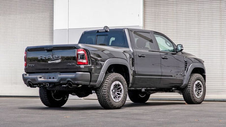 Borla 21-22 Dodge RAM 1500 TRX 6.2L V8 4WD CCSB 5in. Black Chrome-Plated Optional Tips - 304SS - View 2 | Dirty Garage