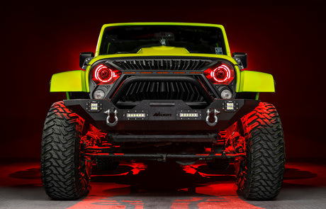 2007-2018 Wrangler JK 7" ColorSHIFT Bi-LED Projector Headlights - View 18 | Dirty Garage