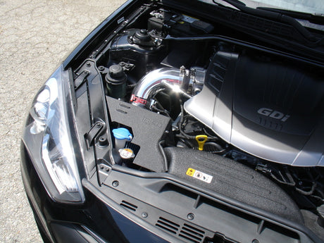 2013-2016 Genesis Coupe 3.8L V6 Polished SP Series Short Ram Intake w/ Heat Shield Cover - View 2 | Dirty Garage