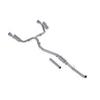 2022-2024 Civic SI 1.5L 3" Cat-Back Exhaust 2.5" Dual Split Rear Burnt End Tips | Dirty Garage