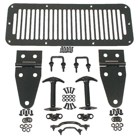 Rugged Ridge 78-95 Jeep CJ / Jeep Wrangler Black Hood Kit | Dirty Garage