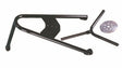 Universal Spare Tire Angled Mount Black | Dirty Garage