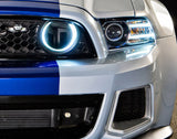 2010-2013 Mustang LED Grille Style White Fog Light Halo Kit - View 2 | Dirty Garage