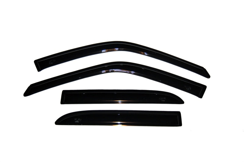 1999-2004 Tracker 4 Door Ventvisor Outside Mount Window Deflectors 4-Piece Smoke | Dirty Garage