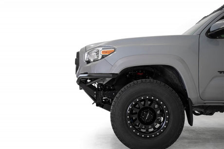 2016-2023 Tacoma PRO Bolt-On Front Bumper Hammer Black - View 3 | Dirty Garage