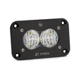 Universal S2 Sport Flush Mount Wide Cornering Pattern LED Work Light Clear Lens | Dirty Garage