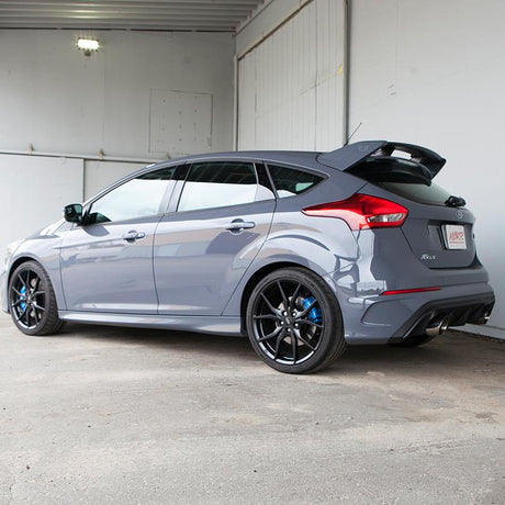 2016-2024 Focus RS 3" Dual Outlet Cat Back Exhaust T409 SS - View 2 | Dirty Garage