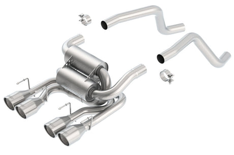 Borla 05-08 Corvette Convertible/Coupe 6.0L/6.2L 8cyl SS S-Type Exhaust (REAR SECTION ONLY) - View 3 | Dirty Garage