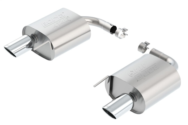 Borla 15-16 Ford Mustang 2.3L AT/MT Rear Section ATAK Exhaust - View 2 | Dirty Garage