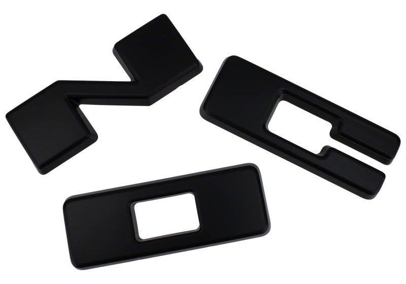2021+ Bronco Grille Lettering Overlay Kit - Black - View 7 | Dirty Garage
