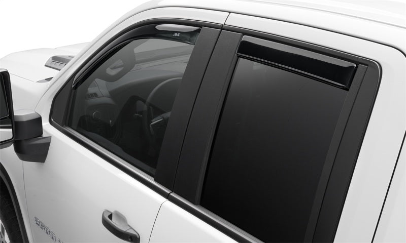 2019 GM 1500 Crew Cab Ventvisor In-Channel 4-Piece Smoke - View 4 | Dirty Garage