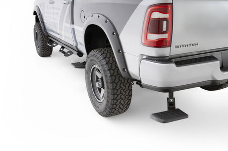 2009-2017 Ram 1500 / HD BedStep Black Retractable Bumper Step - View 2 | Dirty Garage