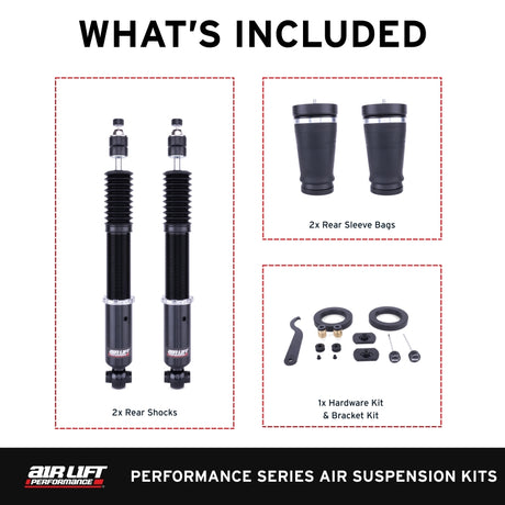 2005-2014 Mustang S197 Rear Air Suspension Kit - View 4 | Dirty Garage