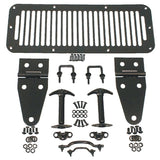 Rugged Ridge 78-95 Jeep CJ / Jeep Wrangler Black Hood Kit - View 2 | Dirty Garage