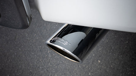 Borla 20-22 Chevrolet/GMC Silverado/Sierra 6.6L T-304 SS Cat-Back S-Type Exhaust - Brushed - View 4 | Dirty Garage