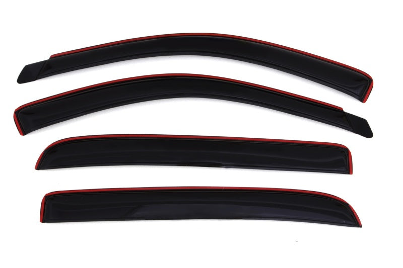 2006-2008 Ram 1500 Mega Cab Ventvisor Front and Rear Window Deflectors Smoke 4-Piece - View 2 | Dirty Garage
