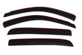 2006-2008 Ram 1500 Mega Cab Ventvisor Front and Rear Window Deflectors Smoke 4-Piece - View 2 | Dirty Garage