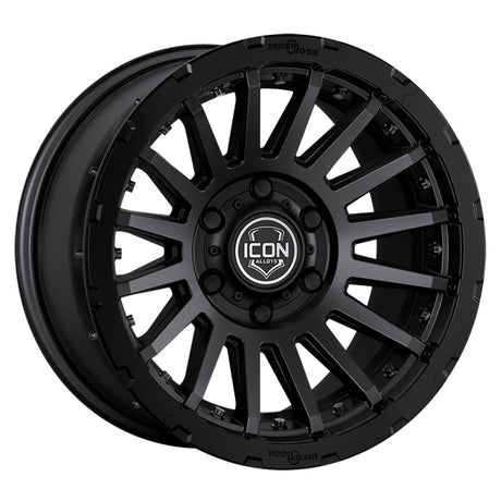 Universal Recon Pro 17x8.5 6x5.5 0mm Offset Satin Black Wheel | Dirty Garage