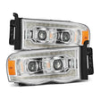 2002-2005 Ram HD Luxx-Series LED Projector Chrome Headlights Active Light Sequential Signal | Dirty Garage