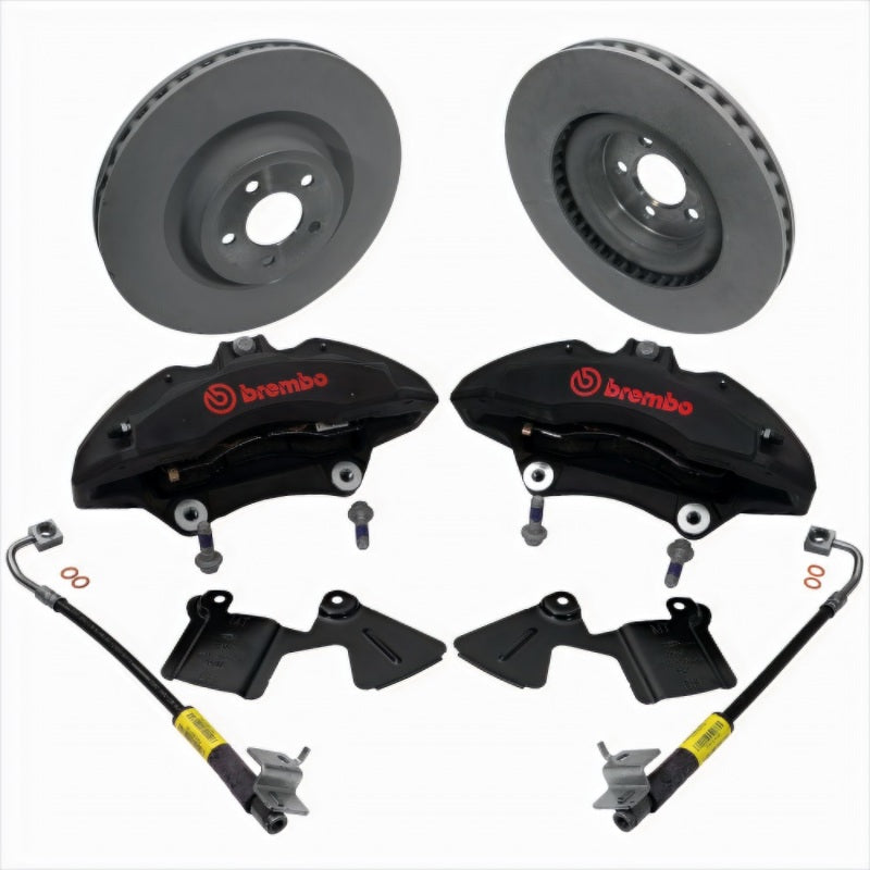 2015-2016 Mustang Performance Pack 6 Piston Front Brake Upgrade Kit | Dirty Garage