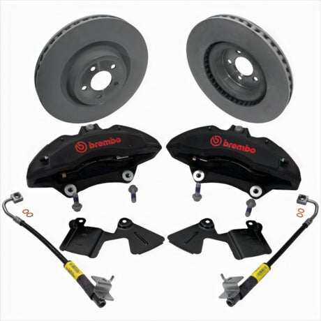 2015-2016 Mustang Performance Pack 6 Piston Front Brake Upgrade Kit | Dirty Garage