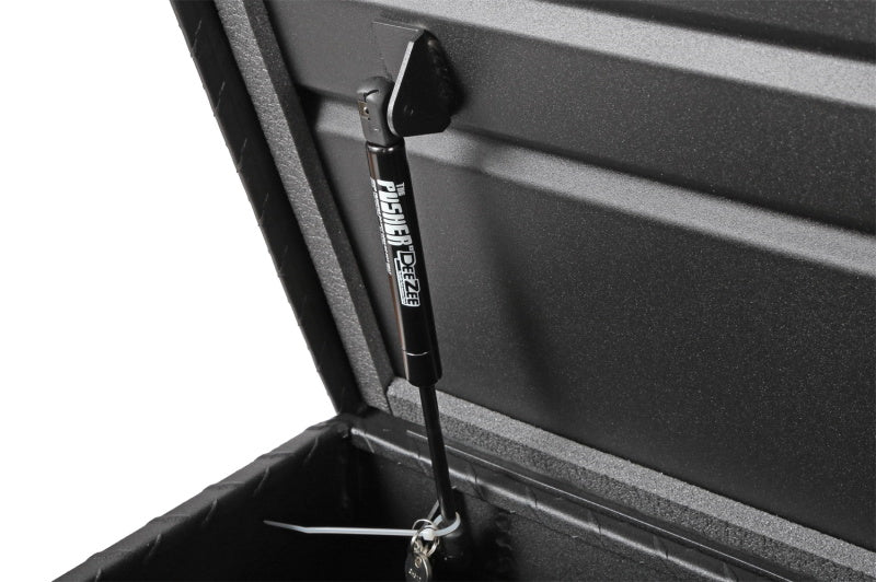 Dee Zee Universal Tool Box - Red Crossover - Single Lid Black BT Pull Handle (Low/Txt Blk) - View 9 | Dirty Garage
