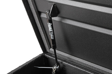 Dee Zee Universal Tool Box - Red Crossover - Single Lid Black BT Pull Handle (Low/Txt Blk) - View 9 | Dirty Garage