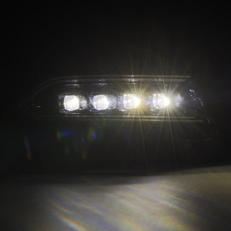 2015-2023 Charger Nova-Series LED Projector Alpha-Black Headlights Sequential Signal Switchback DRL - View 3 | Dirty Garage
