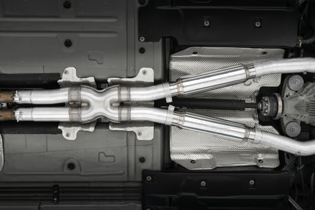 2015-2016 Challenger RT 5.7L Aluminized Steel 3" Dual Rear Cat-back Quad Tips Street - View 2 | Dirty Garage