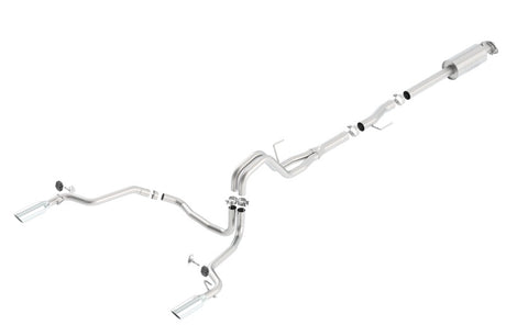 Borla 15-16 Ford F-150 3.5L EcoBoost Ext. Cab Std. Bed Catback Exhaust ATAK Single Split Rear Exit - View 3 | Dirty Garage