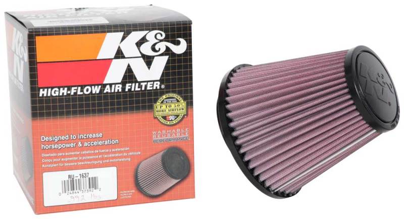 Universal Clamp-On Air Filter 3-1/4in FLG/5-3/4in B/3-1/2in T/5-7/16in H - View 7 | Dirty Garage