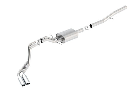 Borla 14 Silv/Sierra 1500 EC Std/CC Short 143.5in WB ATAK Dual Rolled Side Exit Cat-Back Exhaust - View 2 | Dirty Garage