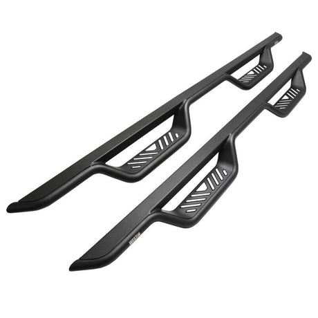 Westin 19-22 Chevrolet Silverado / GMC Sierra Crew Cab Outlaw Nerf Step Bars - Textured Black - View 10 | Dirty Garage