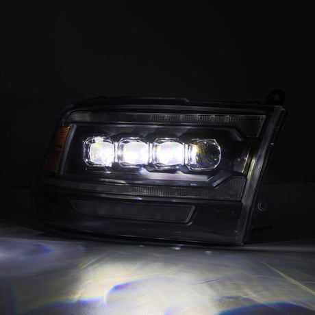 2009-2018 Ram HD Nova-Series LED MK II Projector Black Headlights - View 2 | Dirty Garage
