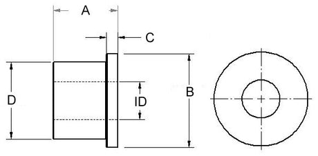 1.75 Inch Universal Bushing Halve - View 2 | Dirty Garage