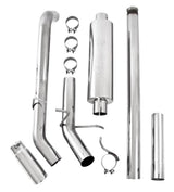 2014-2024 GM 1500 Silverado Sierra Single Side Exit T409 3" Cat Back Exhaust - View 2 | Dirty Garage