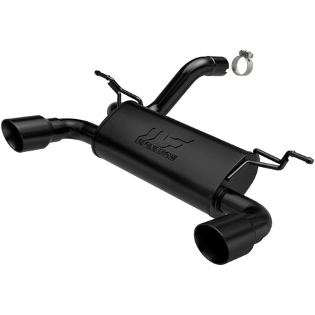 2018-2026 Wrangler 3.6L Dual Black Tip Axle Back Exhaust | Dirty Garage