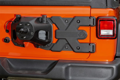 Rugged Ridge Spartacus HD Tire Carrier Hinge Casting 18-20 Jeep Wrangler JL - View 6 | Dirty Garage