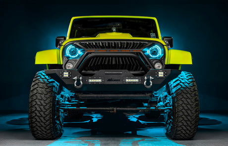 2007-2018 Wrangler JK 7" ColorSHIFT Bi-LED Projector Headlights - View 19 | Dirty Garage