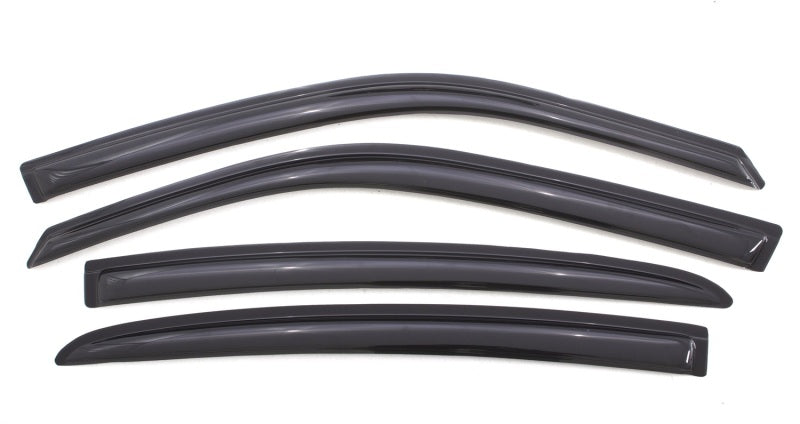 2011-2018 Charger Ventvisor Outside Mount Window Deflectors Smoke 4-Piece | Dirty Garage