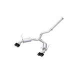 2022-2026 WRX 3" Cat-Back Dual Split Rear Quad Carbon Fiber Tips Street Profile Exhaust | Dirty Garage